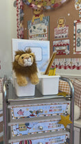 Load and play video in Gallery viewer, storybook circus 10 drawer editable cart label
