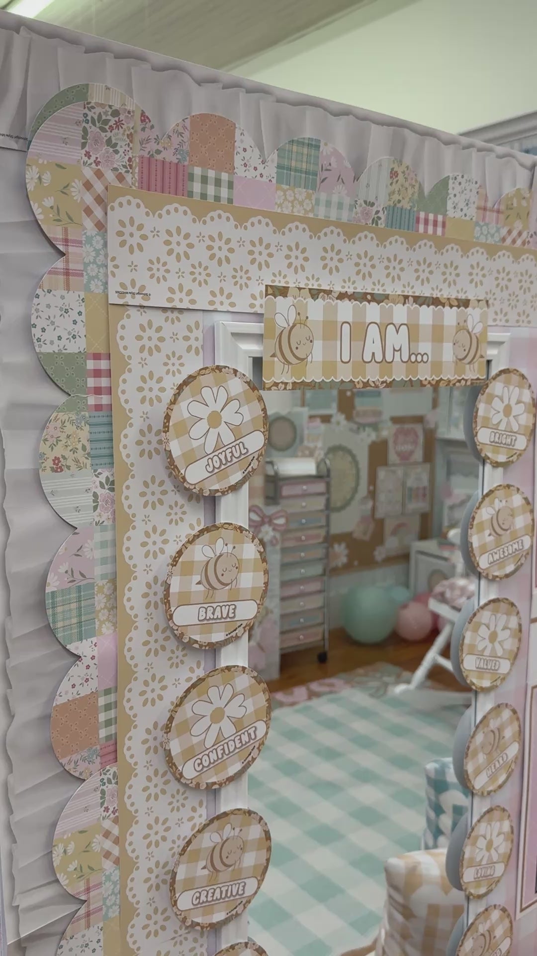 miss honey cottage classroom sunday best ruffle border