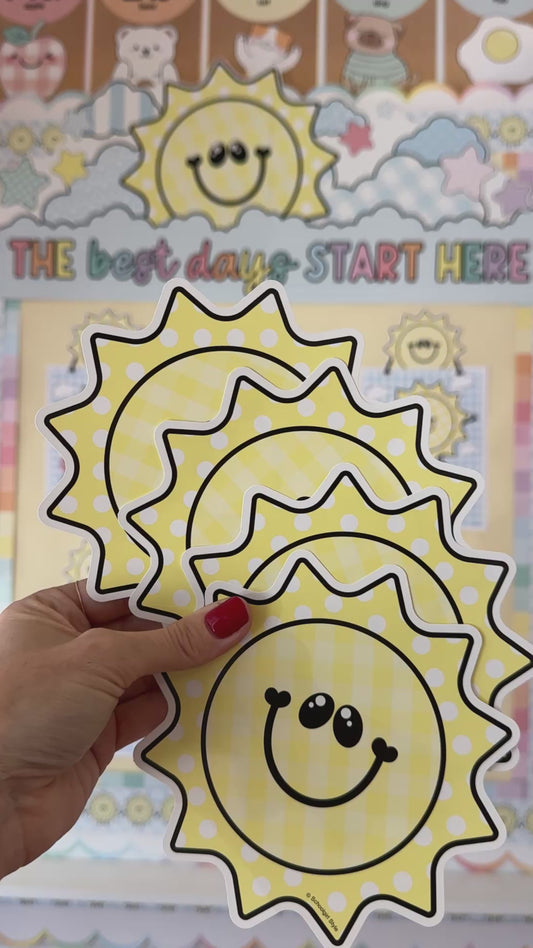 Sun Face Cutouts | A Year In Pastel