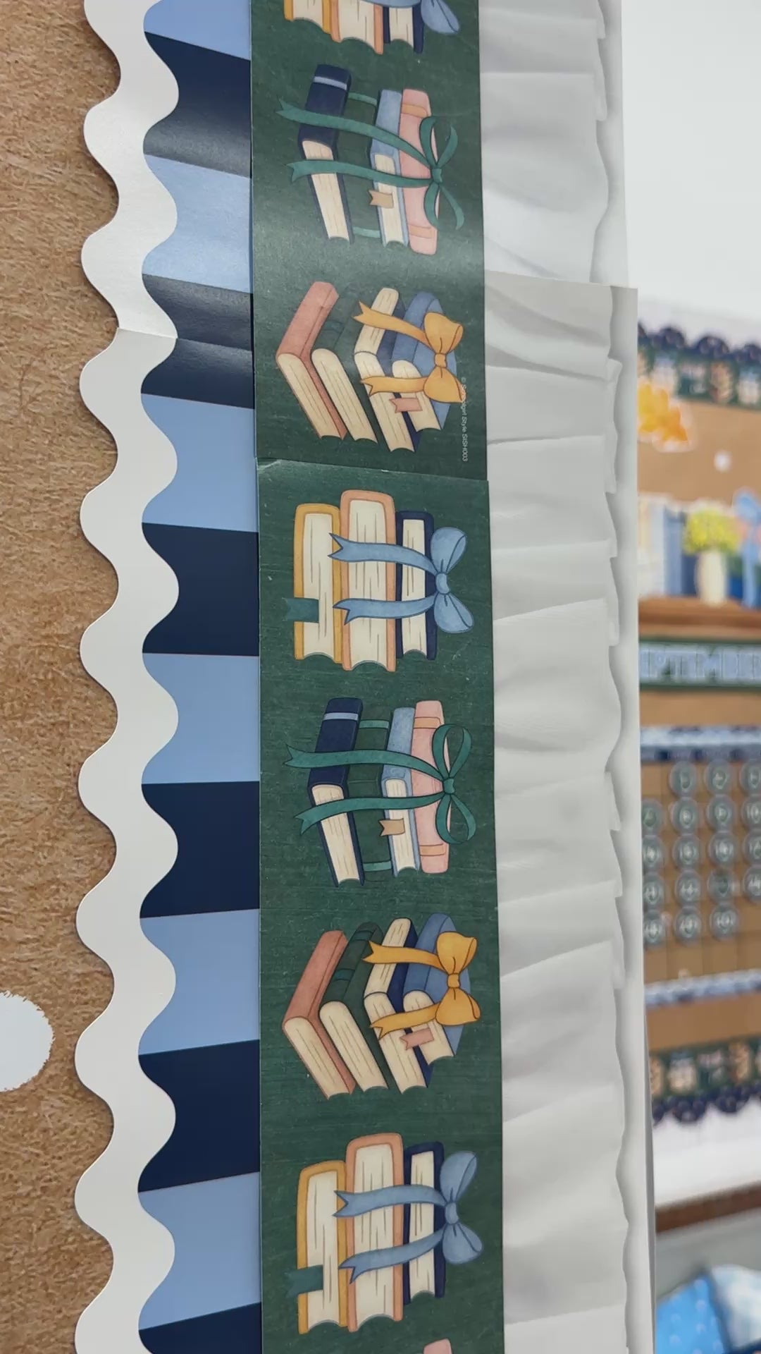 stars hollow stripe border