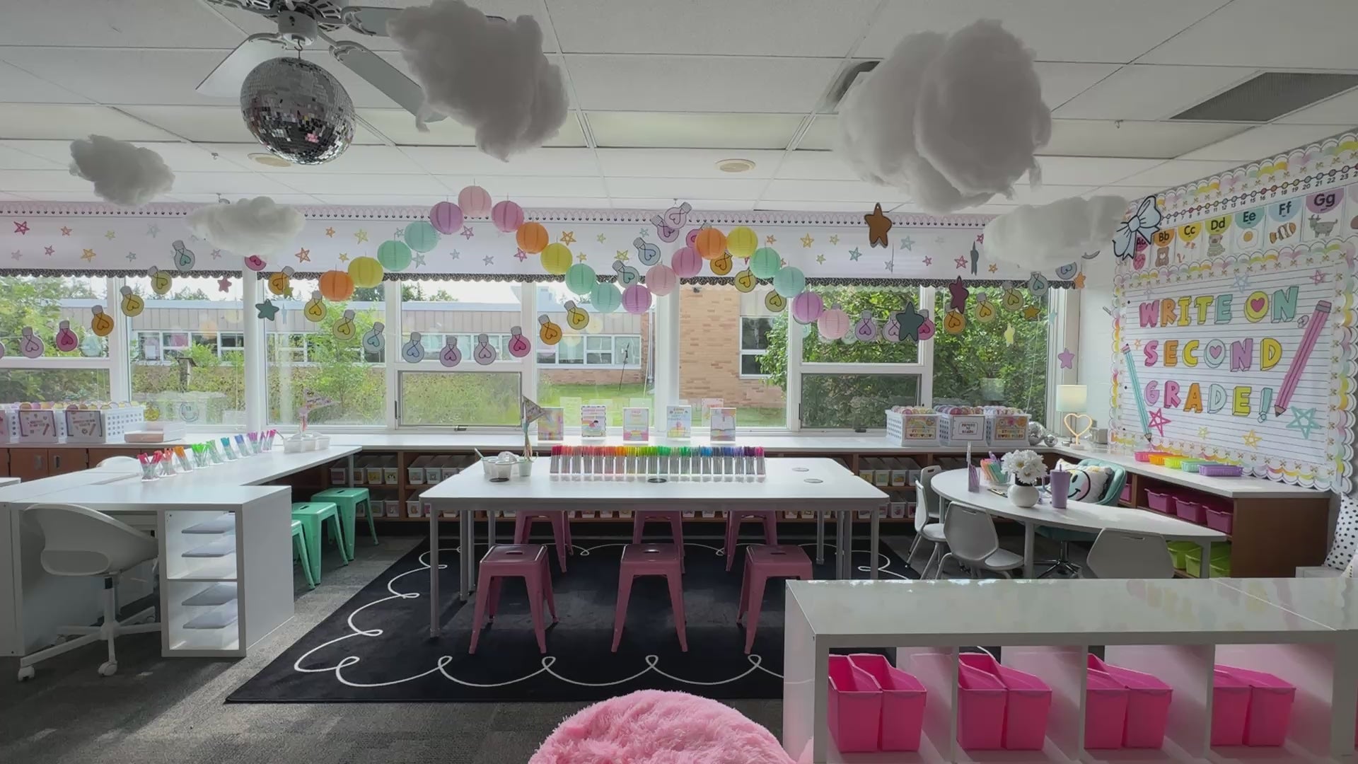 rainbow pastel lantern 7 pack 