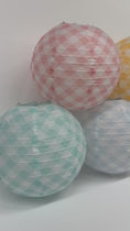 Load and play video in Gallery viewer, pastel gingham lantern
