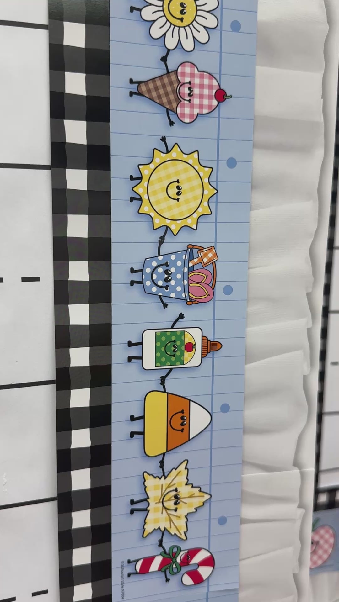 90s teacher happy little moments border 