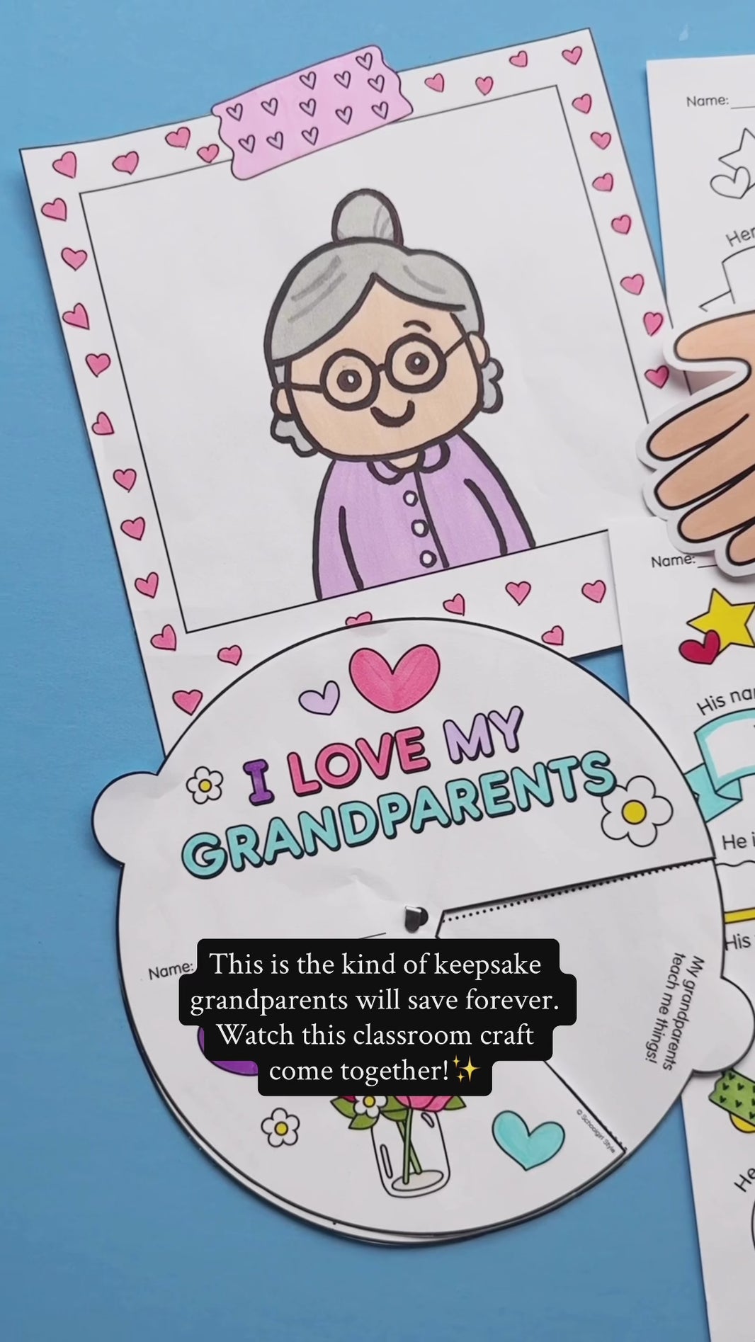 Grandparents' Day & Special Person's Day Crafts & Craftivities