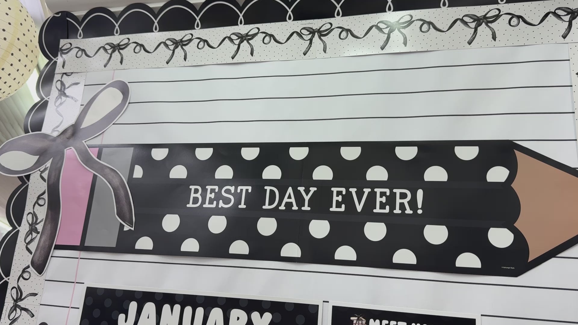 To do list black and white teacher poster cutouts 