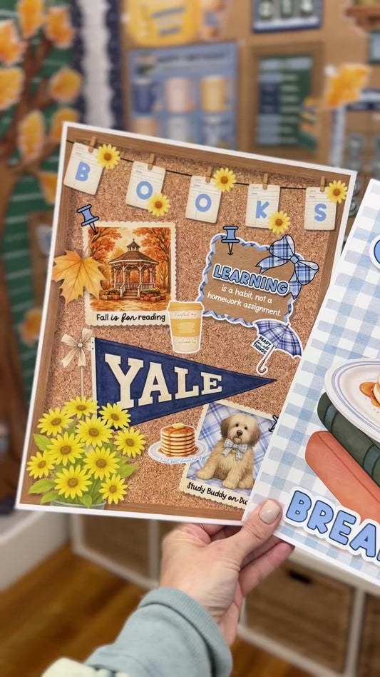 stars hollow cozy cork board poster
