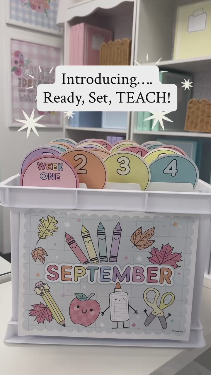 Ultimate Preschool September Thematic Unit Bundle