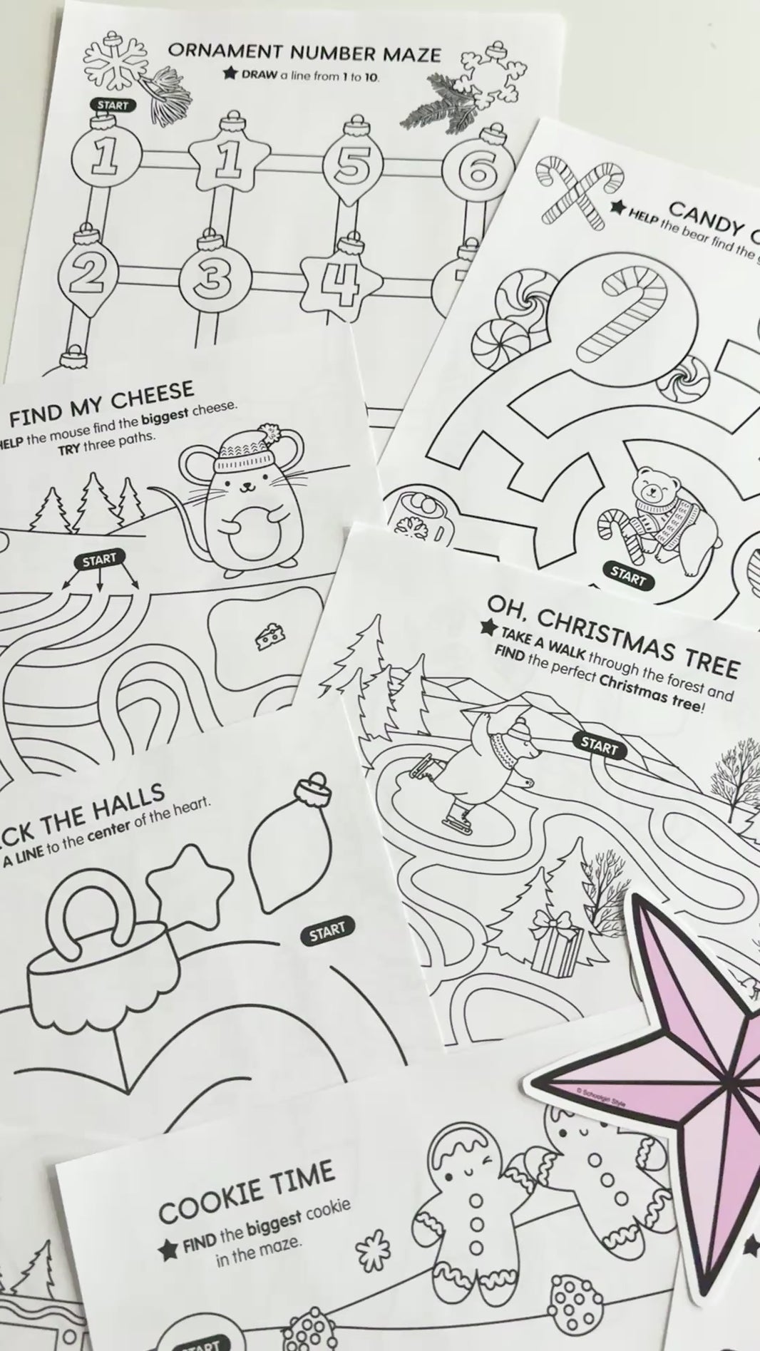 Printable December Holidays Around the World Party Pack