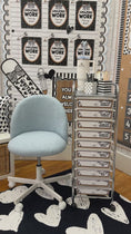 Load and play video in Gallery viewer, Classic Black and White Editable 10 Drawer Cart Labels with Pencils | Simply Sweet
