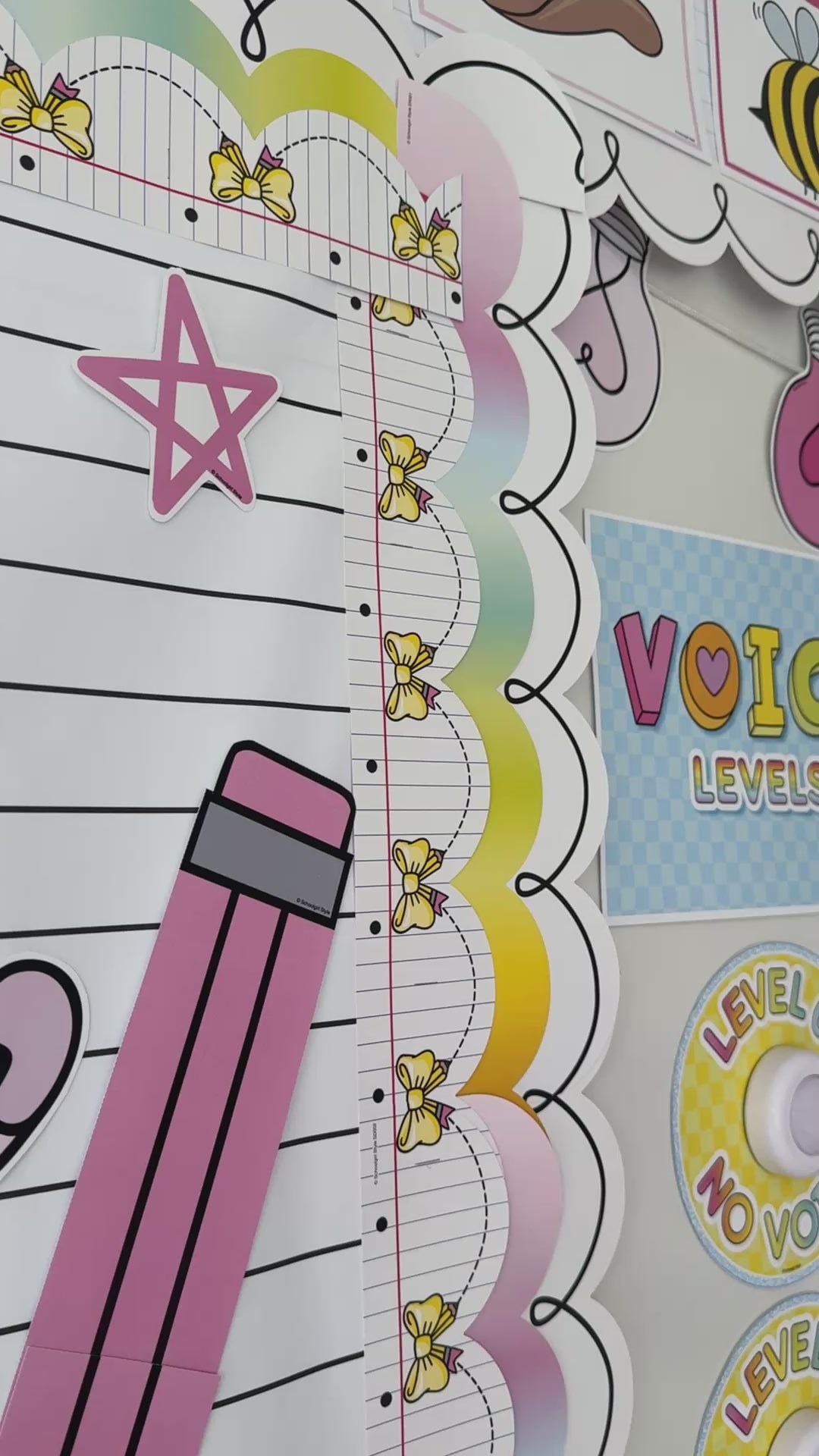 tied to my emotions bulletin board border bundle 