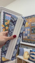 Load and play video in Gallery viewer, Plaid Name Plates | Stars Hollow Schoolhouse
