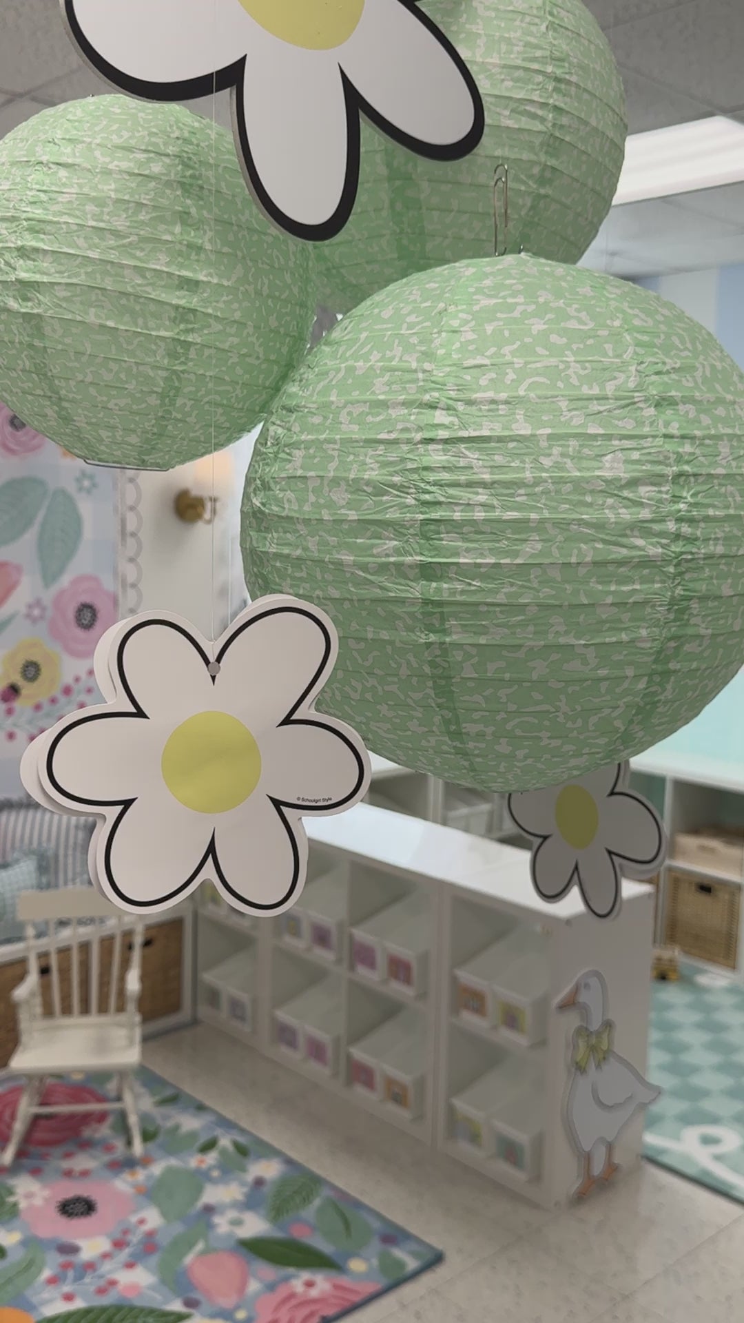 Spring green composition notebook lantern 3 pack 