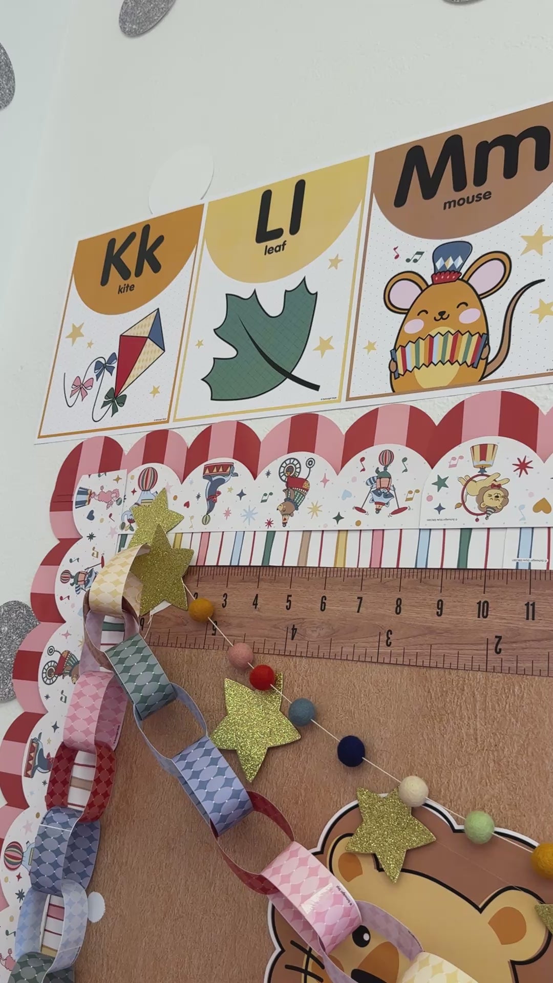 storybook circus alphabet posters