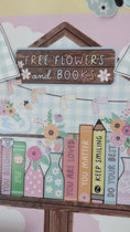 Load and play video in Gallery viewer, Free flowers and books pastel classroom poster 
