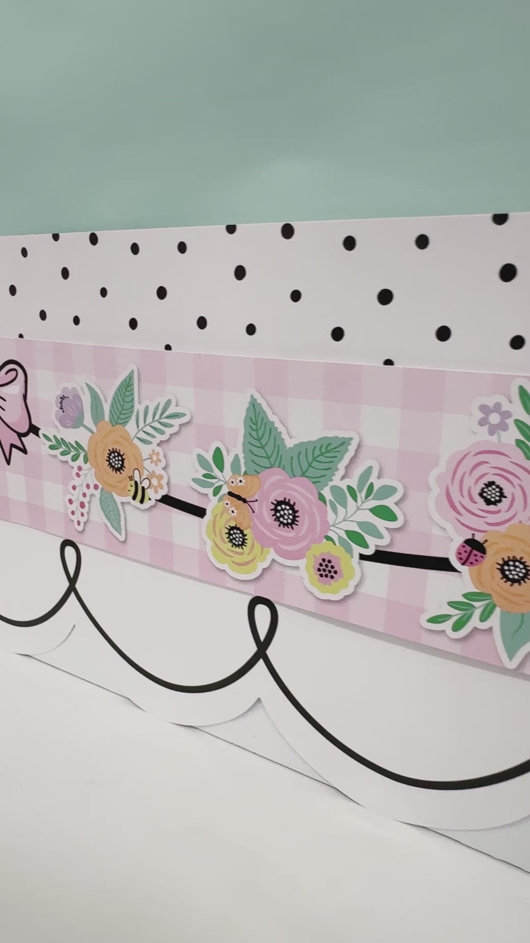 Cottagecore cutie bulletin board border bundle 
