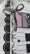 Load and play video in Gallery viewer, Black and white polka dot and bow border classroom

