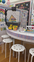 Load and play video in Gallery viewer, Schoolyard Stitch Retro Bulletin Board Border | 90s Teacher
