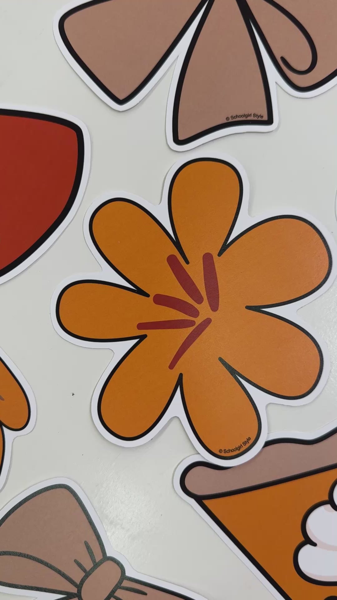 flowers and leaves printable thanksgiving cutouts 