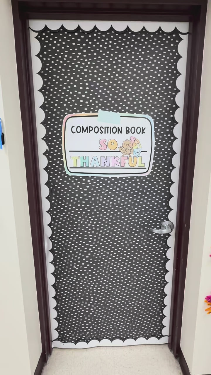 christmas classroom door decor