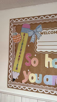 Load and play video in Gallery viewer, Pastel Kraft Paper Board & Door Decor Bundle | Banner Bar
