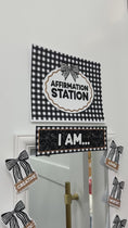 Load and play video in Gallery viewer, Classic Black and White Affirmation Station | Simply Sweet
