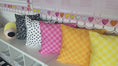 Load and play video in Gallery viewer, checkerboard classroom pillow covers  
