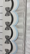 Load and play video in Gallery viewer, simply sweet black and white bow border
