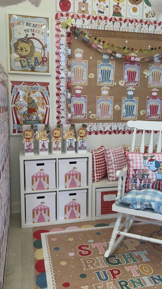 storybook circus animal cutouts