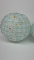 Load and play video in Gallery viewer, mint gingham daisy lanterns
