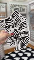 Load and play video in Gallery viewer, Classic Black and White Striped Bows Cutouts
