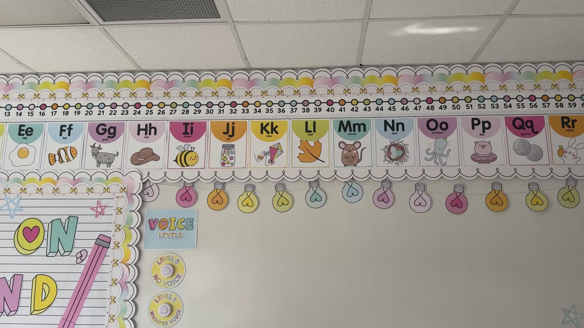 Write on second grade classroom headline 