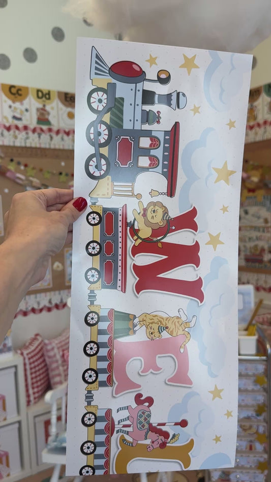 Vintage Welcome Train Statement Piece | Storybook Circus