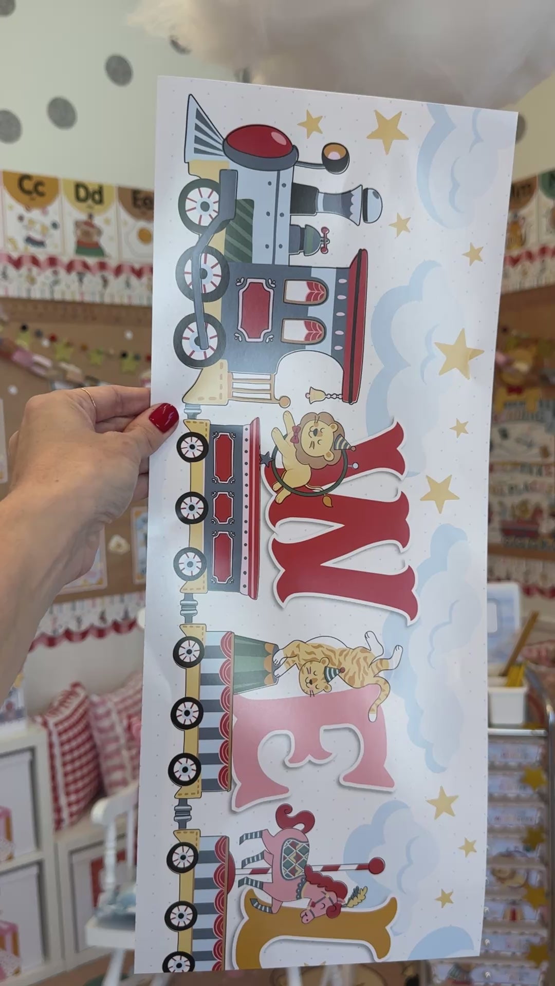 Vintage Welcome Train Statement Piece | Storybook Circus