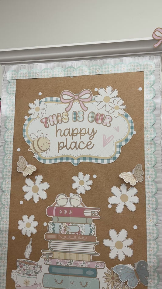 miss honey cottage classroom this is our happy place door decor