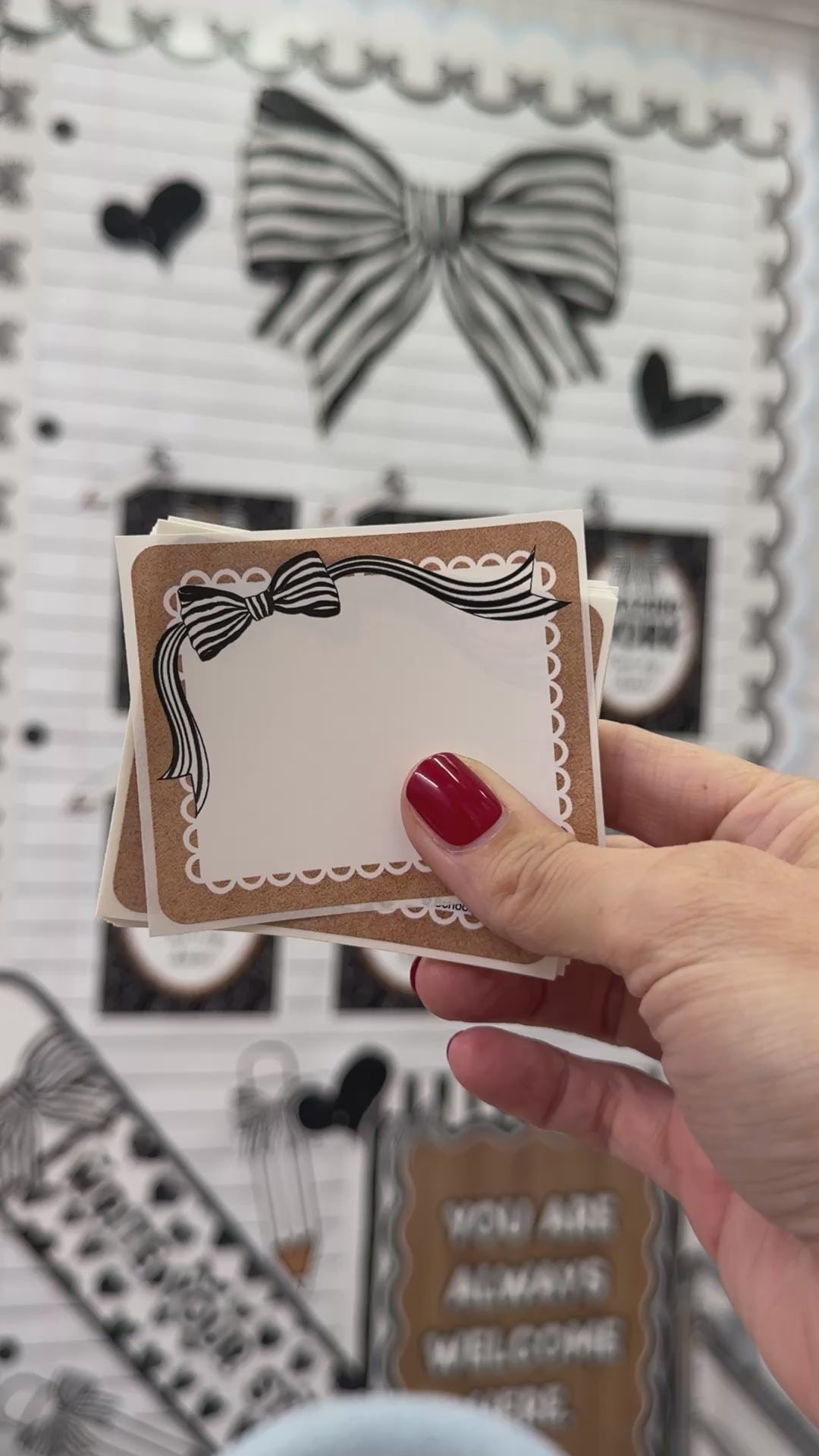 Classic Black and White Adhesive Labels | Simply Sweet