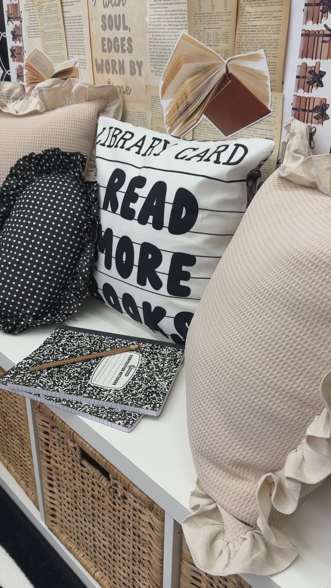 Black and white behavior management chart with the text ready to learn 