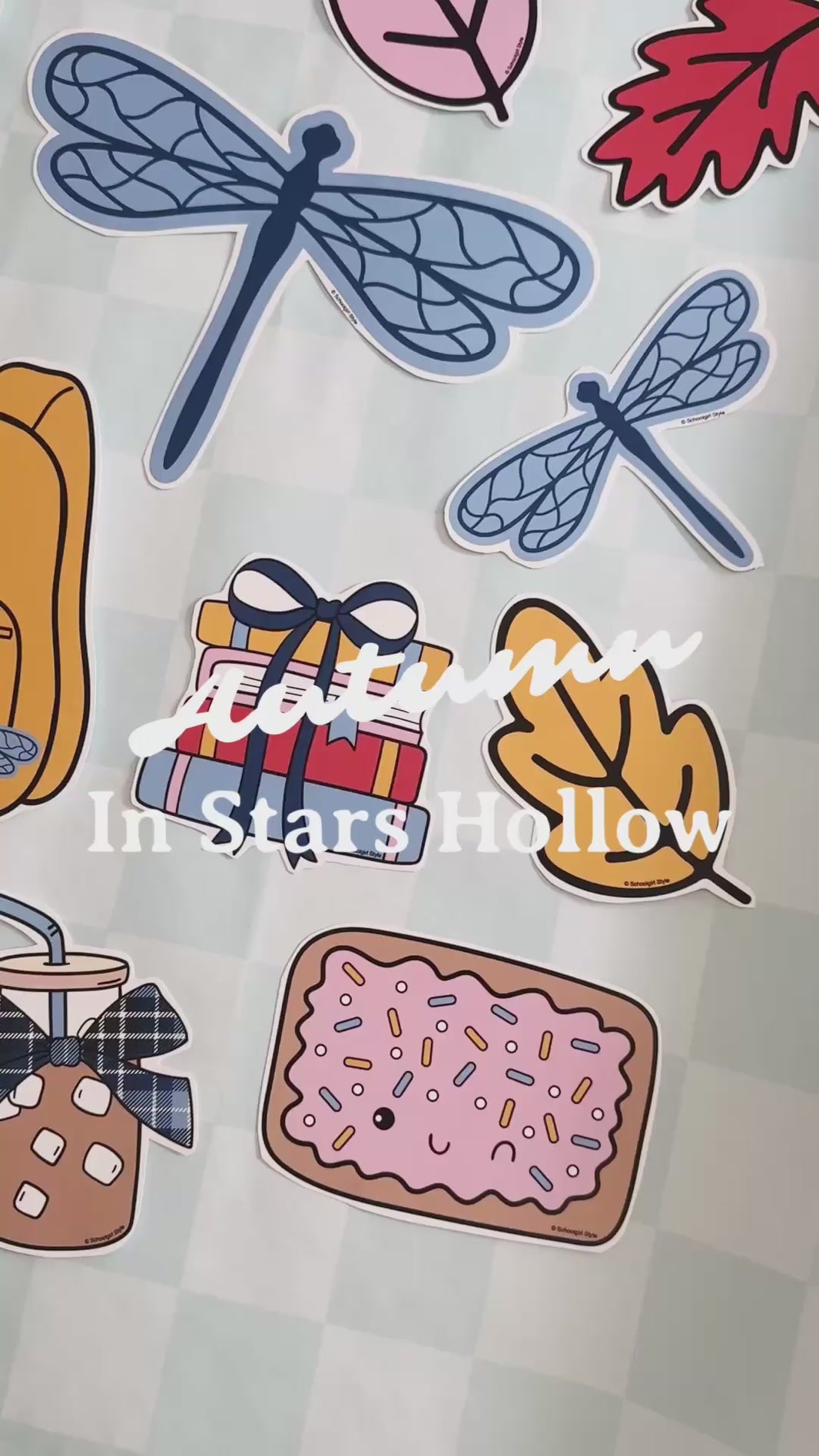 autumn in stars hollow classroom cutouts inspired by Gilmore Girls