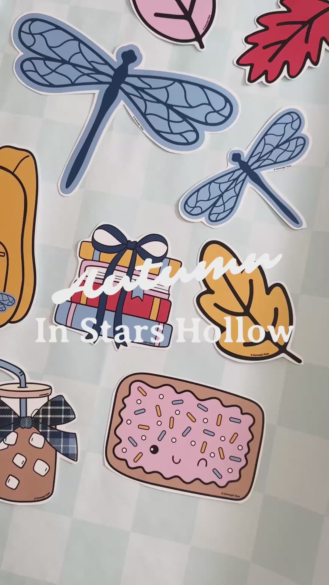 autumn in stars hollow classroom cutouts inspired by Gilmore Girls