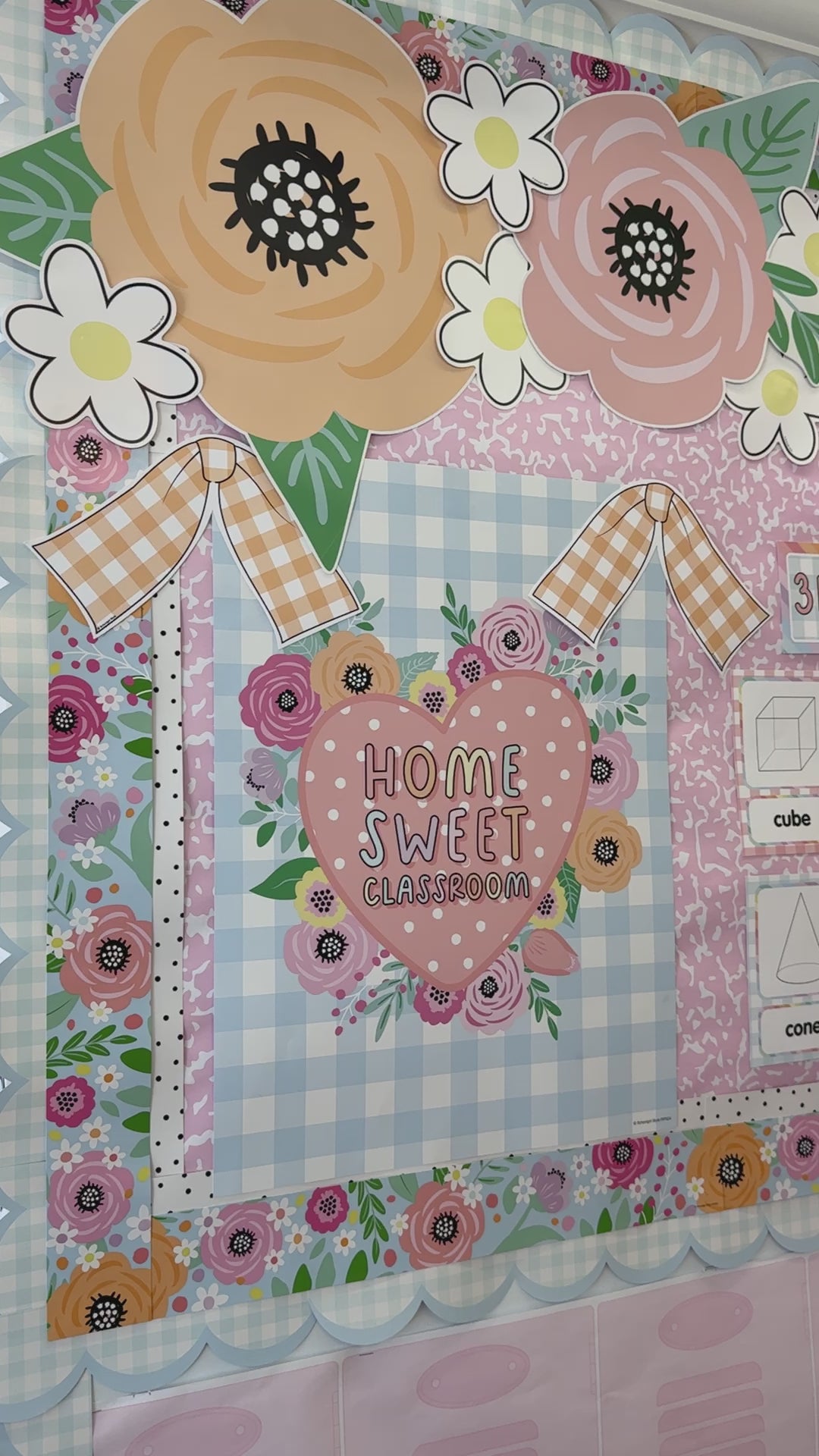 home sweet classroom pastel poster 