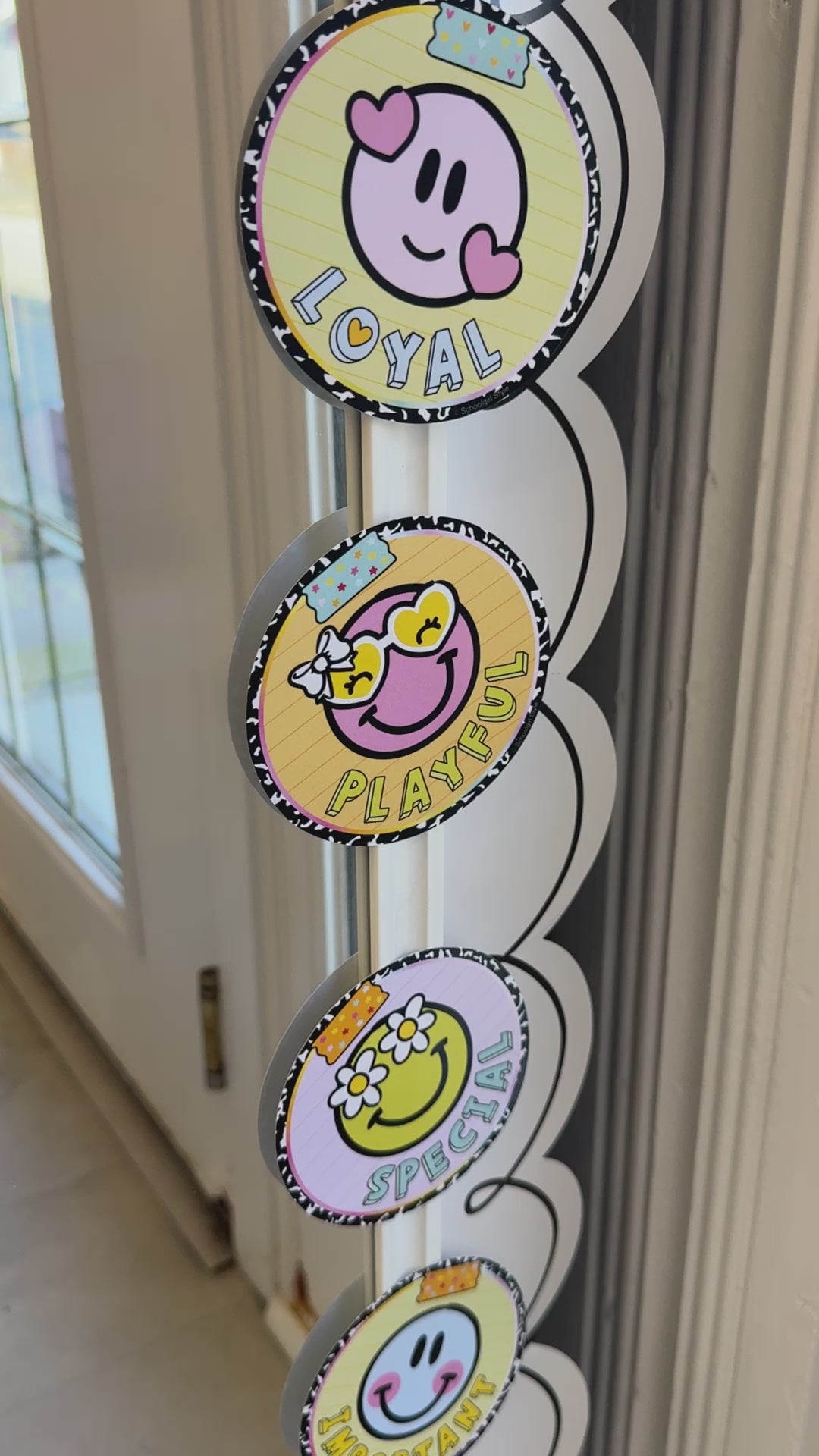 Rainbow pastel affirmation station