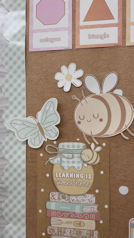 Printable Book Stack Statement Piece | Miss Honey's Cottage Classroom