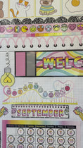 Load and play video in Gallery viewer, Rainbow pastel welcome pencil statement piece 
