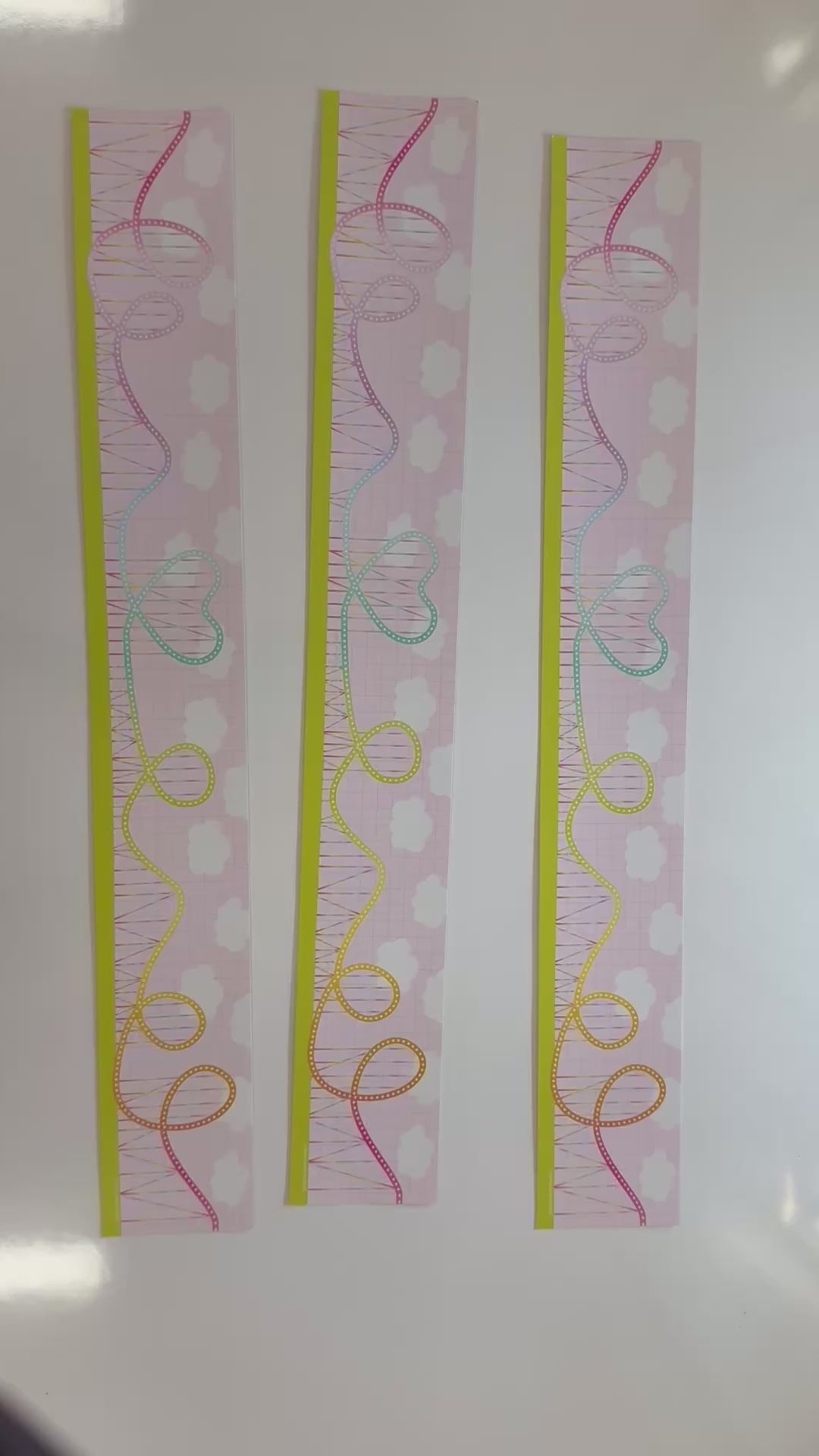 Emotional Rollercoaster rainbow pastel border 