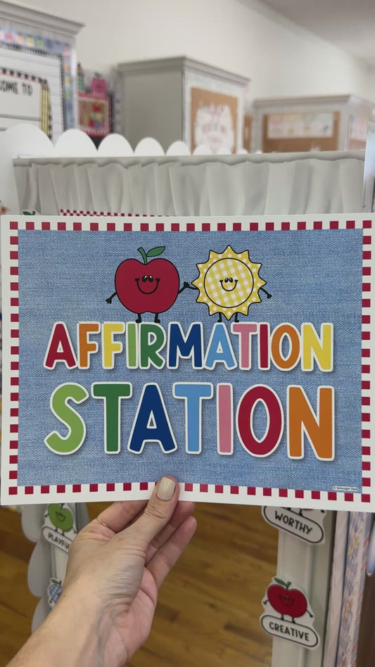 90s teacher affirmation station