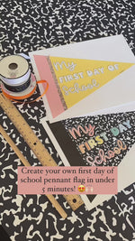 Back to School Pennant | Printable Classroom Decor | Schoolgirl Style