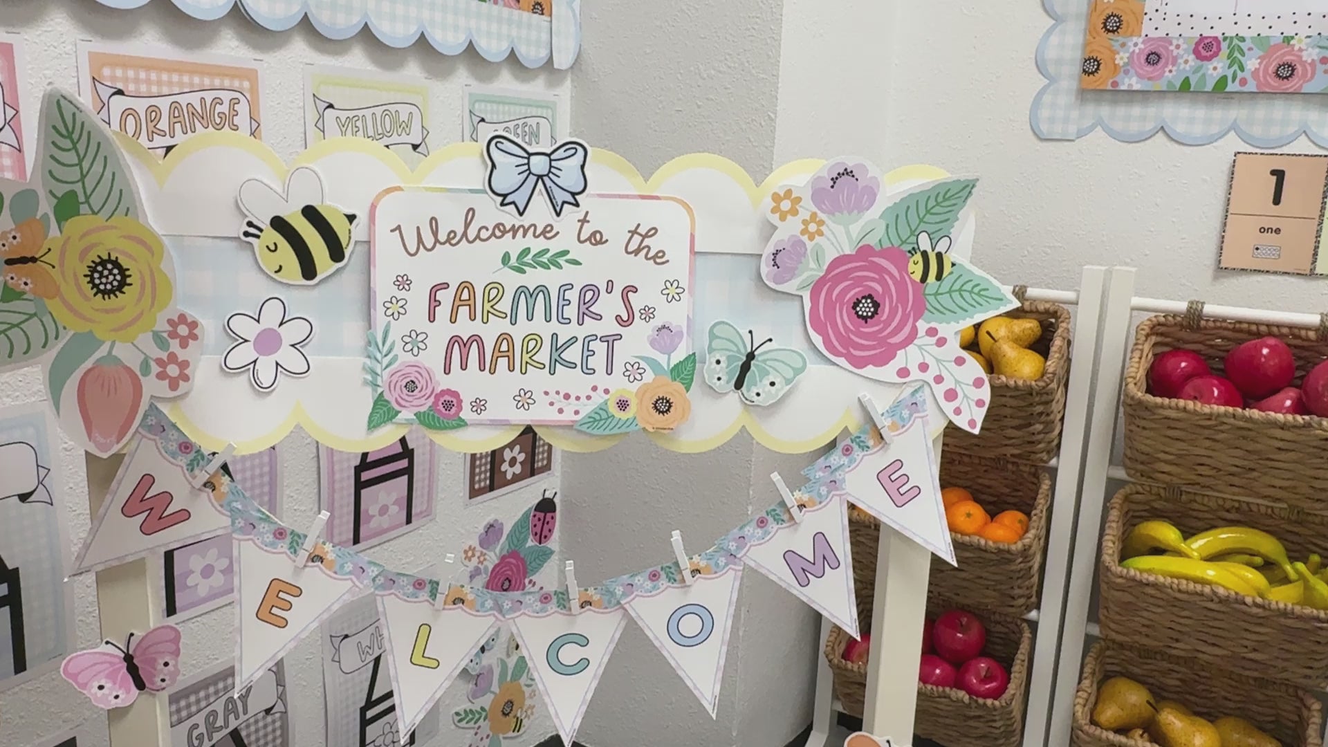 Kindergarten september dramatic play farmers market 