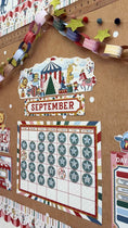 Load and play video in Gallery viewer, storybook circus calendar topper
