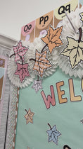 Load and play video in Gallery viewer, Welcome Fall Bulletin Board Set | A Year In Pastel
