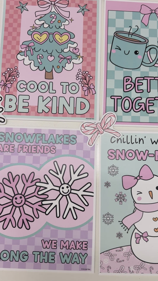 Printable Christmas Snowflakes Cutouts | Frosted School Days
