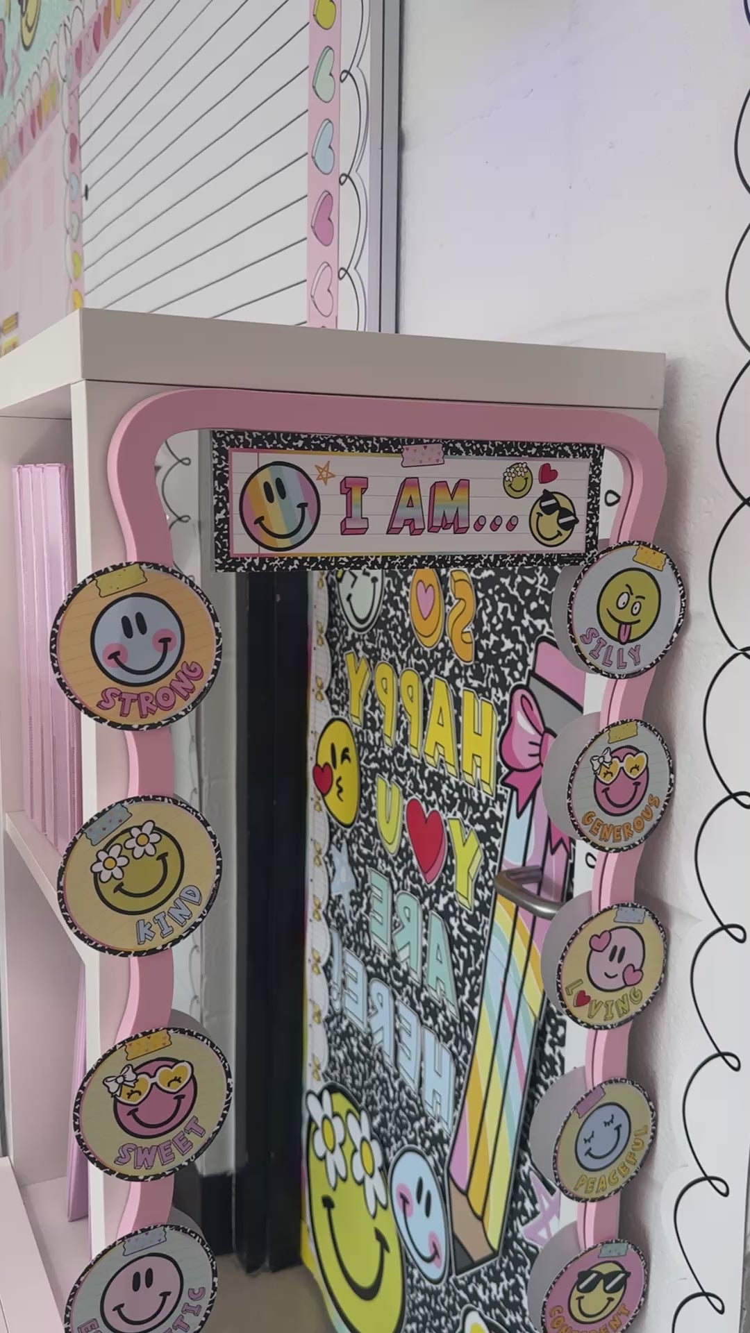 printable rainbow pastel affirmation station 